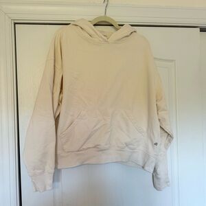 WeWoreWhat Cream Basic Hoodie